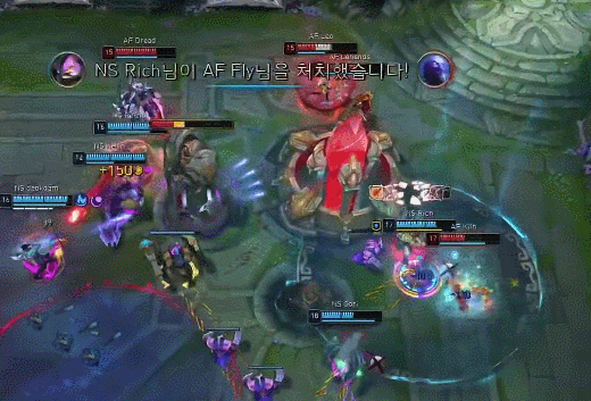 FLY力克NS，Ming团战一打五峡谷大战八强赛，留下经典瞬间